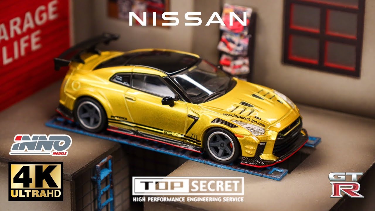 inno 1/64 日産GT-R R35トップシークレット オートサロン2024 Inno64
