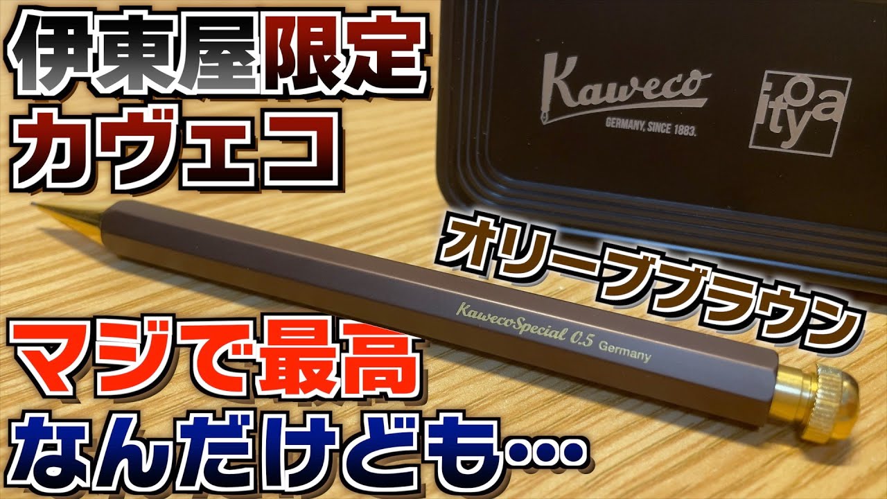 重大な問題点も】伊東屋限定のカヴェコスペシャルが来たー！オリーブ