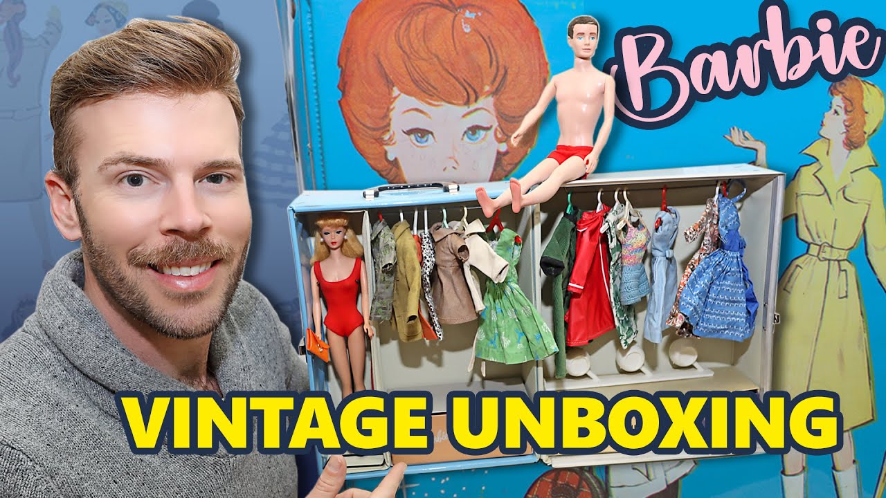 Unboxing a Treasure Trove of Vintage Barbies, Ken, and Rare