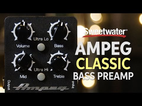 Ampeg Classic Analog Bass Preamp Pedal Demo - YouTube