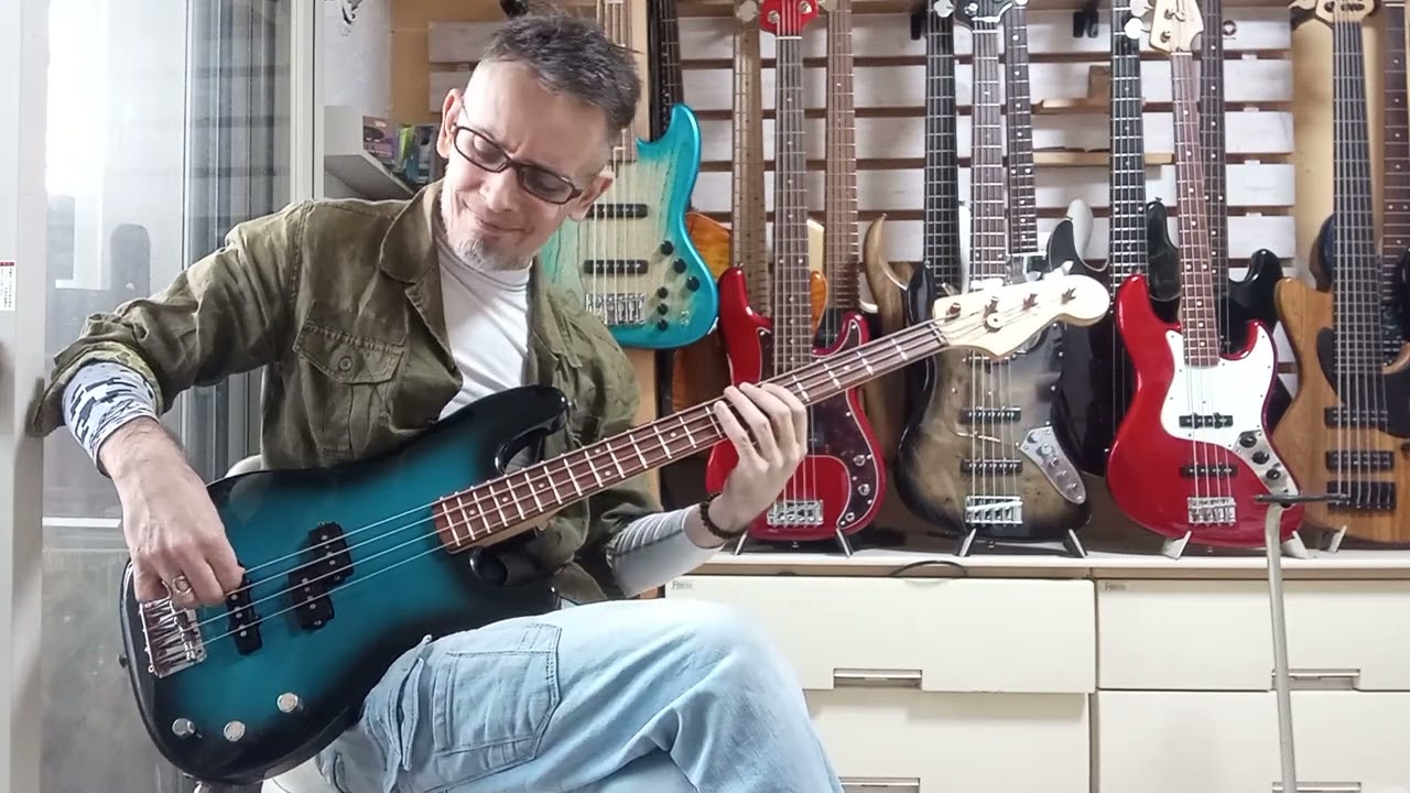 Vintage Japanese Basses: Fernandes PJR45M late 80s Preshipmet Test