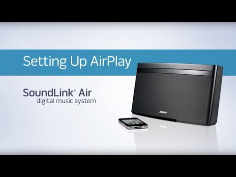 Bose SoundLink Air - Setting up AirPlay - YouTube
