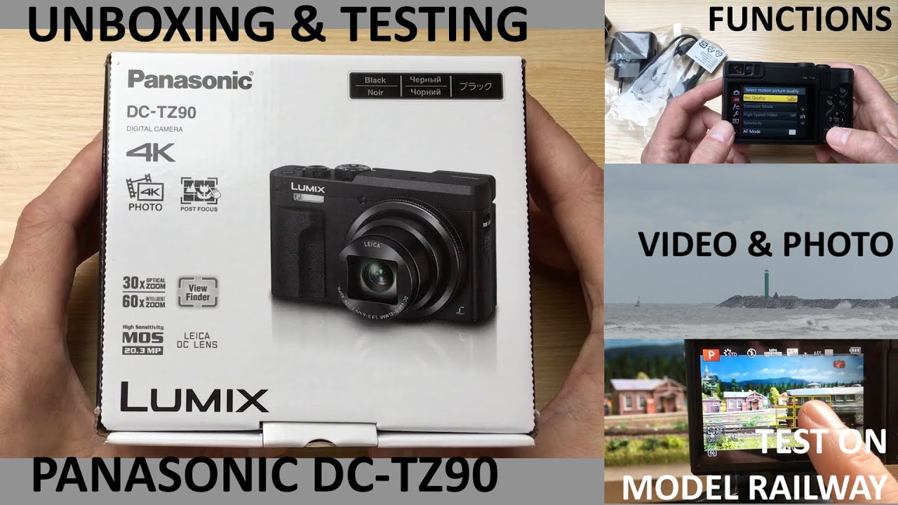 Panasonic DC TZ90 compact camera - Unboxing and review after first