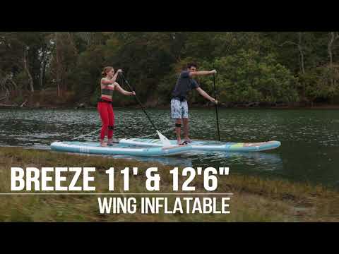 TAHE Breeze 11' & 12'6 Wing Inflatable Paddle Boards - YouTube