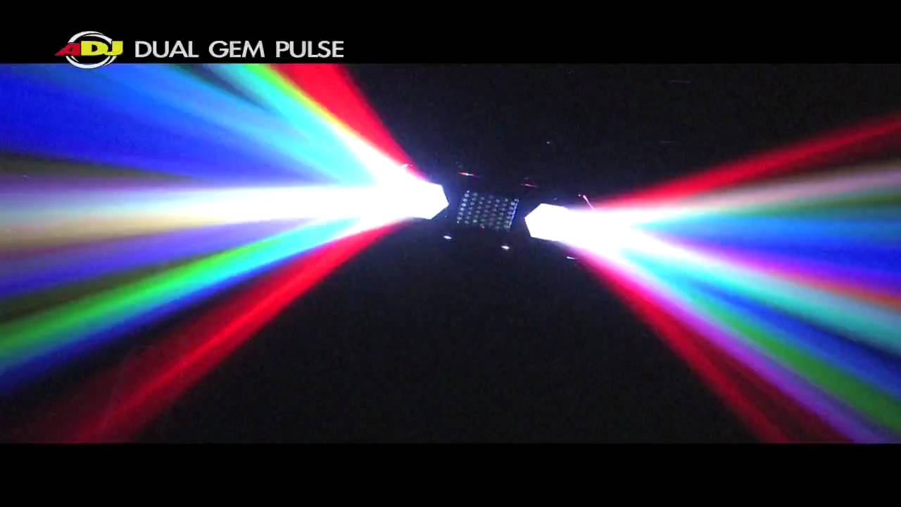 ADJ Dual Gem Pulse RGB Dual Lens LED Light Projector - LED