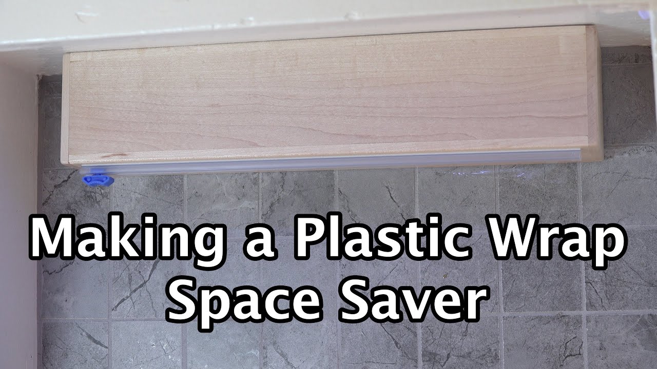 Making a Plastic Wrap Space Saver - YouTube