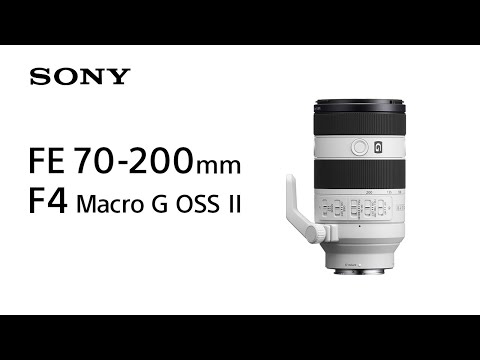 Introducing FE 70-200mm F4 Macro G OSS II | Sony | α Lens - YouTube