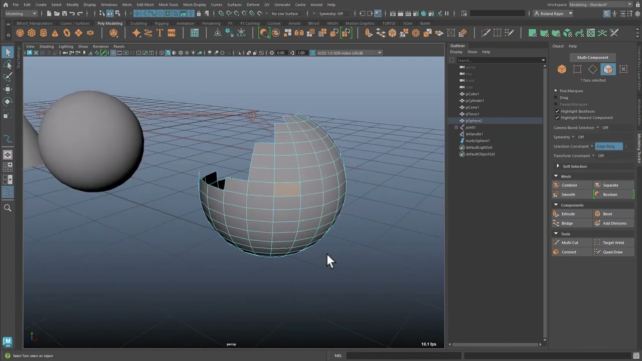 Nifty Little Tricks in Maya - Selection - YouTube