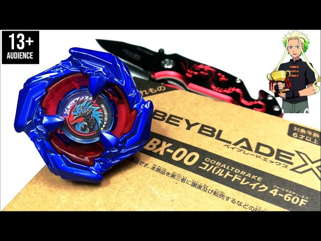 Beyblade X] COBALT DRAKE 4-60F Unboxing & Review Rare BX-00