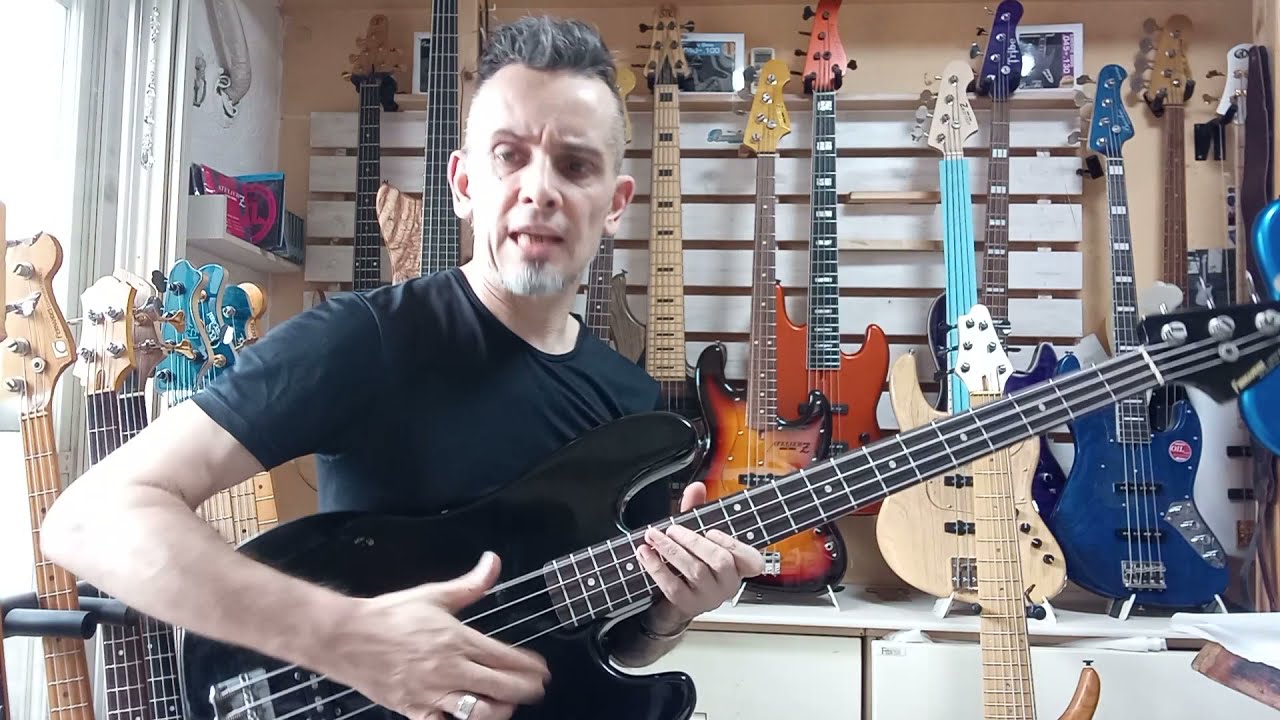 Fernandes PJR45 limited edition 1987 Bass Demo - YouTube