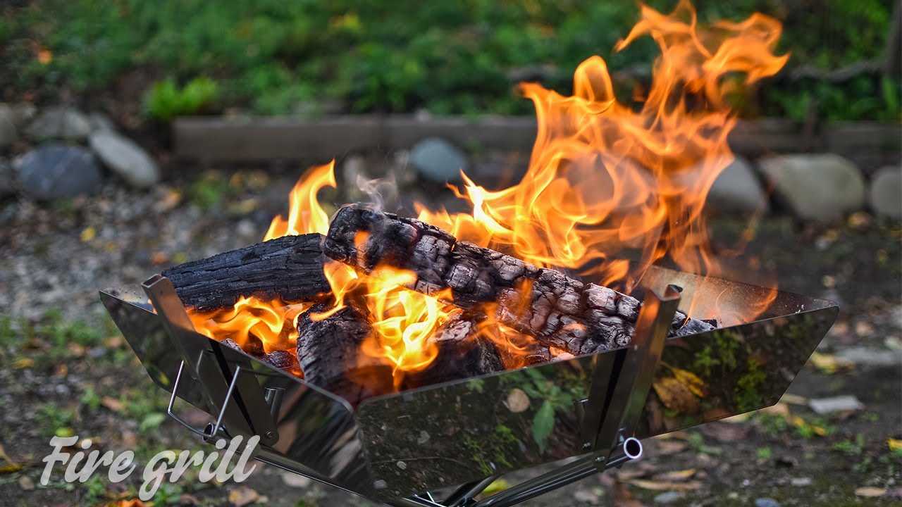 キャンプ道具】ユニフレームのファイアグリルソロ、レギュラー、ラージ