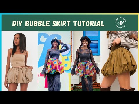 DIY Reversible Bubble Skirt | Easy Balloon Skirt Sewing Tutorial