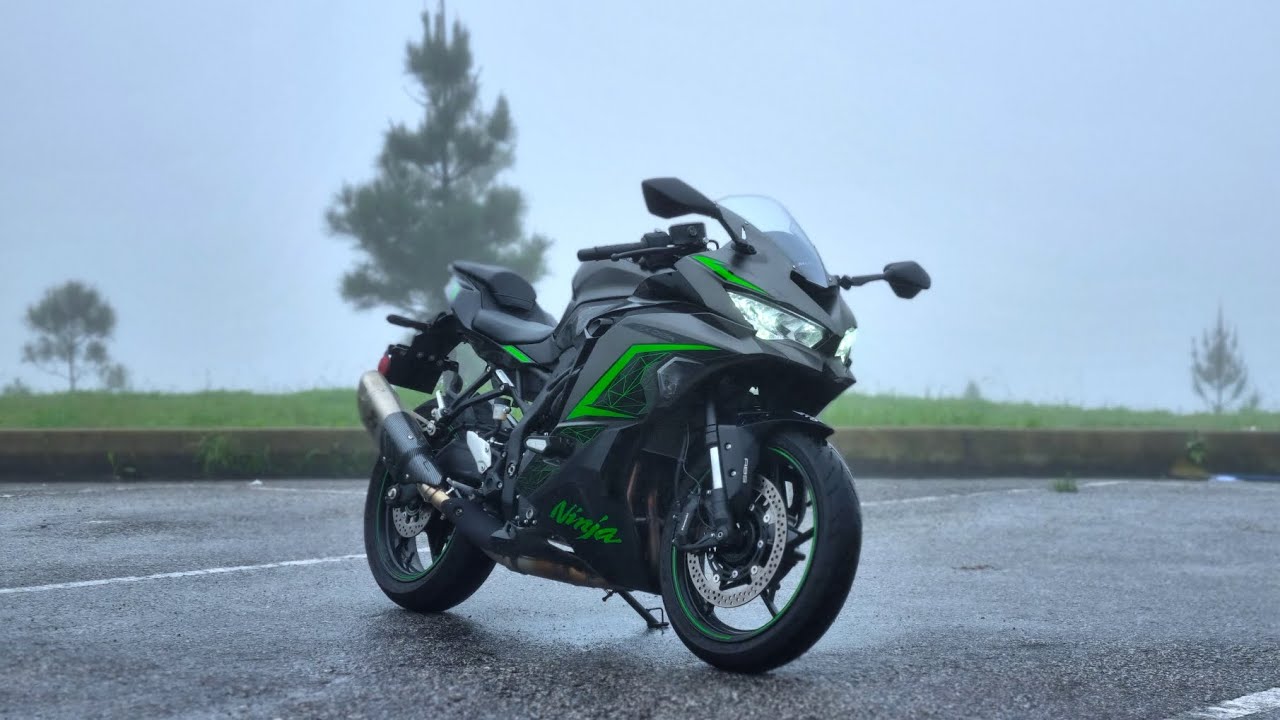Ninja ZX-25R Features: Showa SFF-BP Suspension - YouTube
