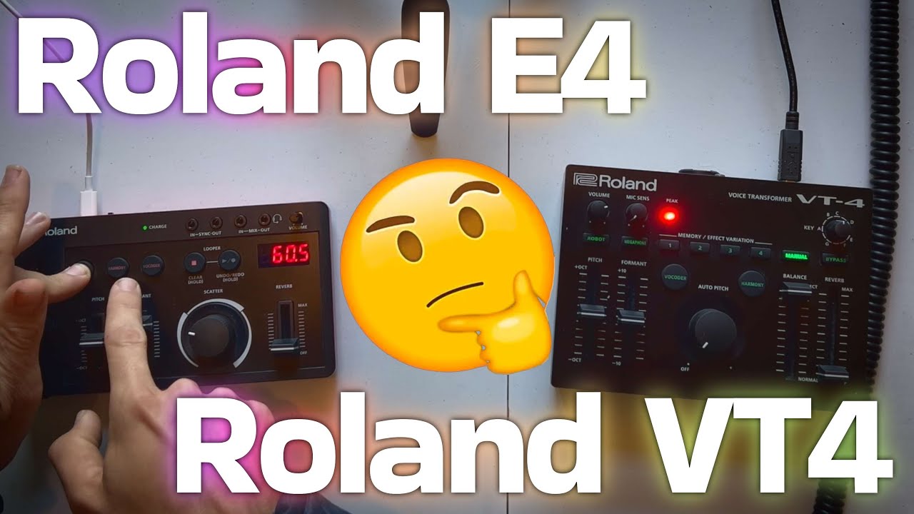 What's best in 2025: New Roland E-4 or VT-4? Comparison & Review