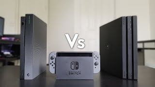 Xbox One X Vs Nintendo Switch Vs PS4 Pro - Review - YouTube