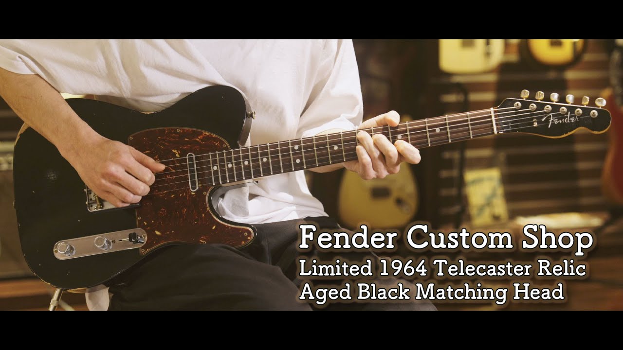 Fender Custom Shop Limited 1964 Telecaster RelicAged Black