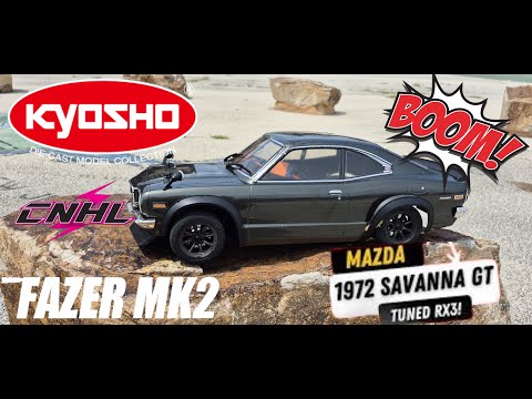 Kyosho FAZER MK2 1972 Mazda Savanna GT Tuned 1/10 Rippin Up The