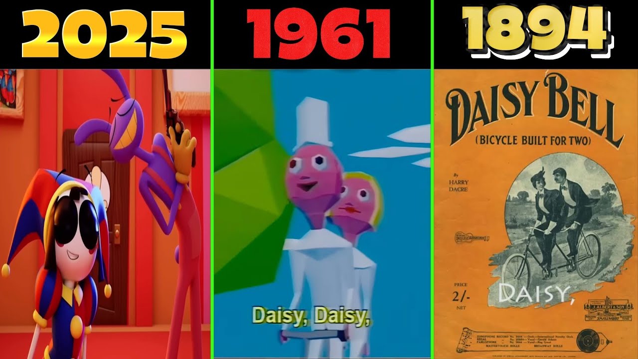 Daisy Bell 1894 vs 1961 vs 2025 - YouTube