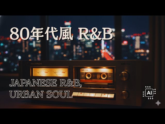 AI R&B Music) 80s-Inspired Japanese R&B, Urban Soul [Suno AI