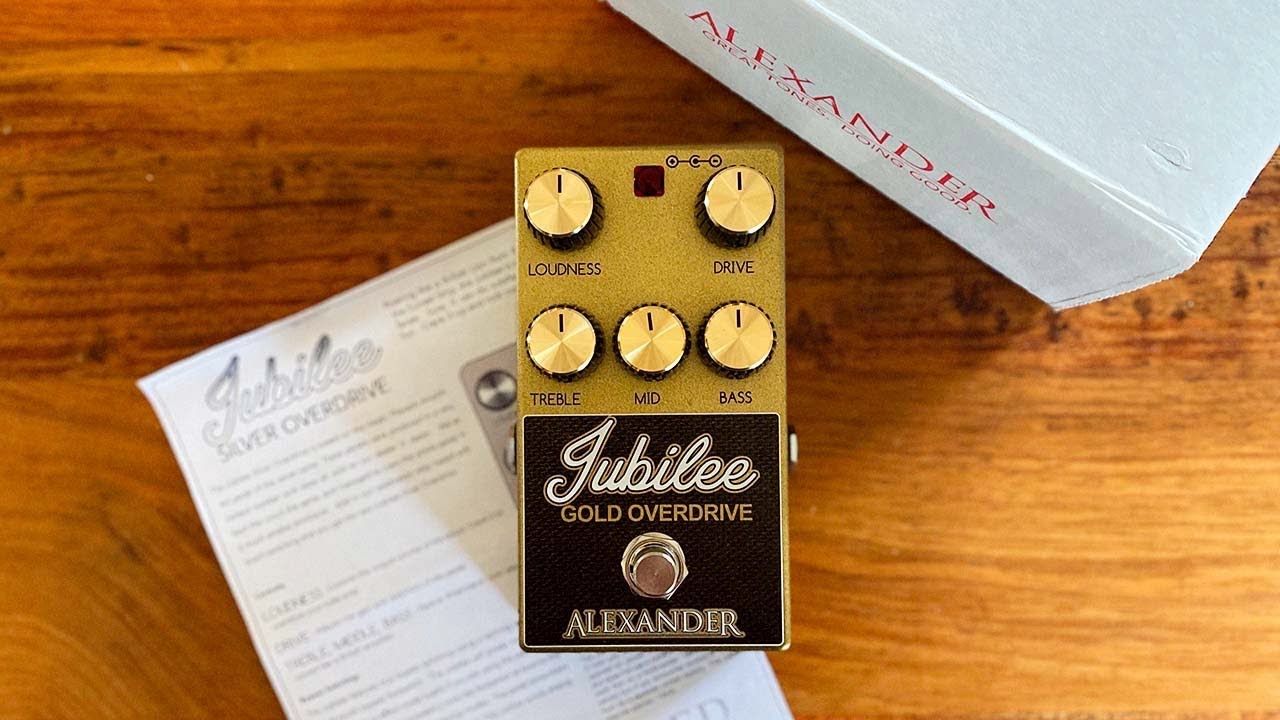 Alexander Pedals: Jubilee Silver (but Gold!) Overdrive - YouTube