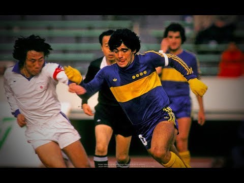 マラドーナが日本代表を子供扱いにした試合！恐るべき左の足技スキル