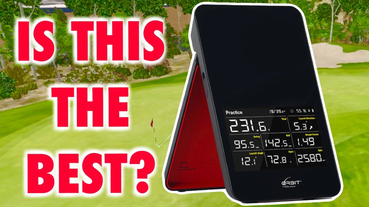 Swing Caddie SC4 Home Launch Monitor - Cheap Home Golf Simulator
