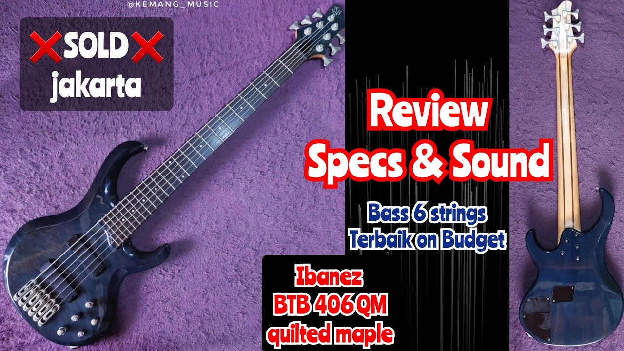 IBANEZ BTB 406QM #ibanezbtb406 #ibanezbtb406qm #6stringsbass - YouTube