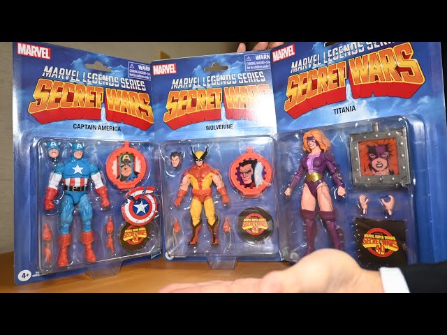 Marvel Legends/Secret Wars/Captain America, Wolverine, Titania