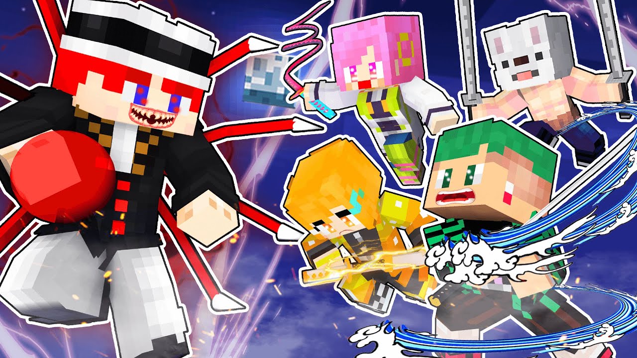 鬼滅の刃の世界でトモダチと最強の鬼「無惨」を倒すマインクラフト