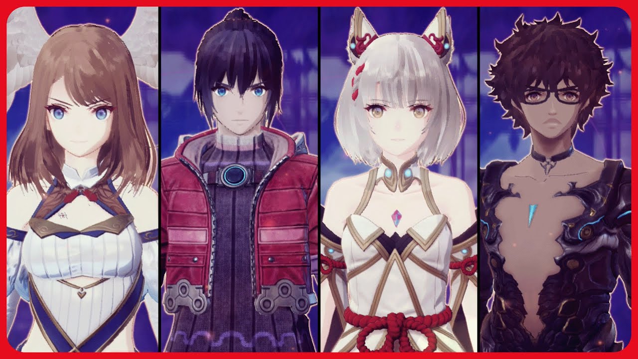 All Throwback outfits - Xenoblade Chronicles 3 Wave 3 DLC - YouTube