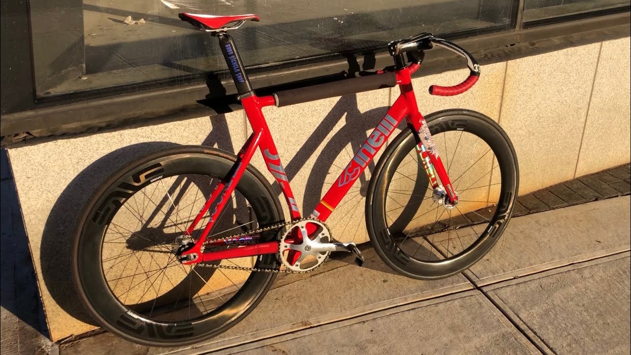 FIXED GEAR | MY CINELLI VIGORELLI SHARK TRACK BIKE CHECK - YouTube