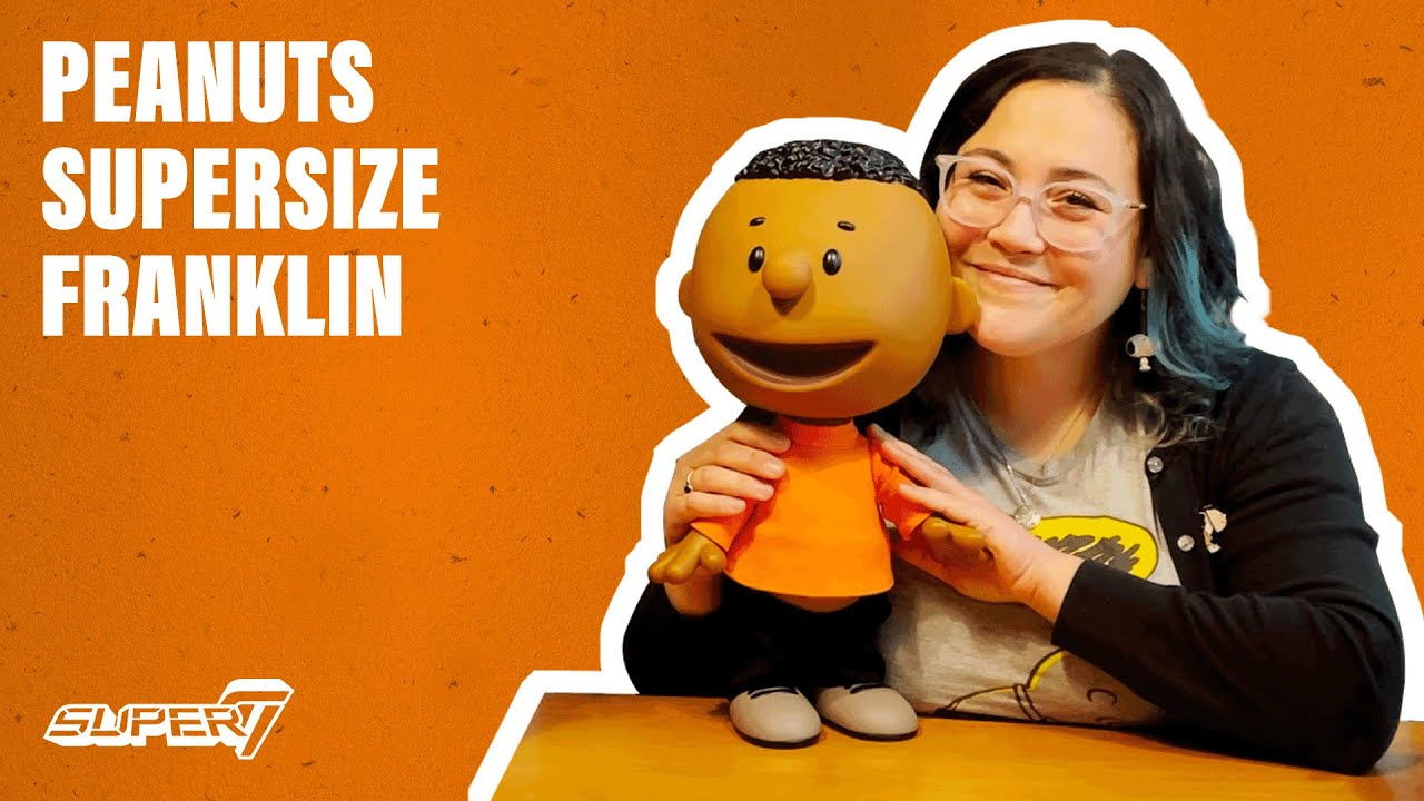 Peanuts Supersize FRANKLIN Premium Vinyl Figure by Super7! - YouTube