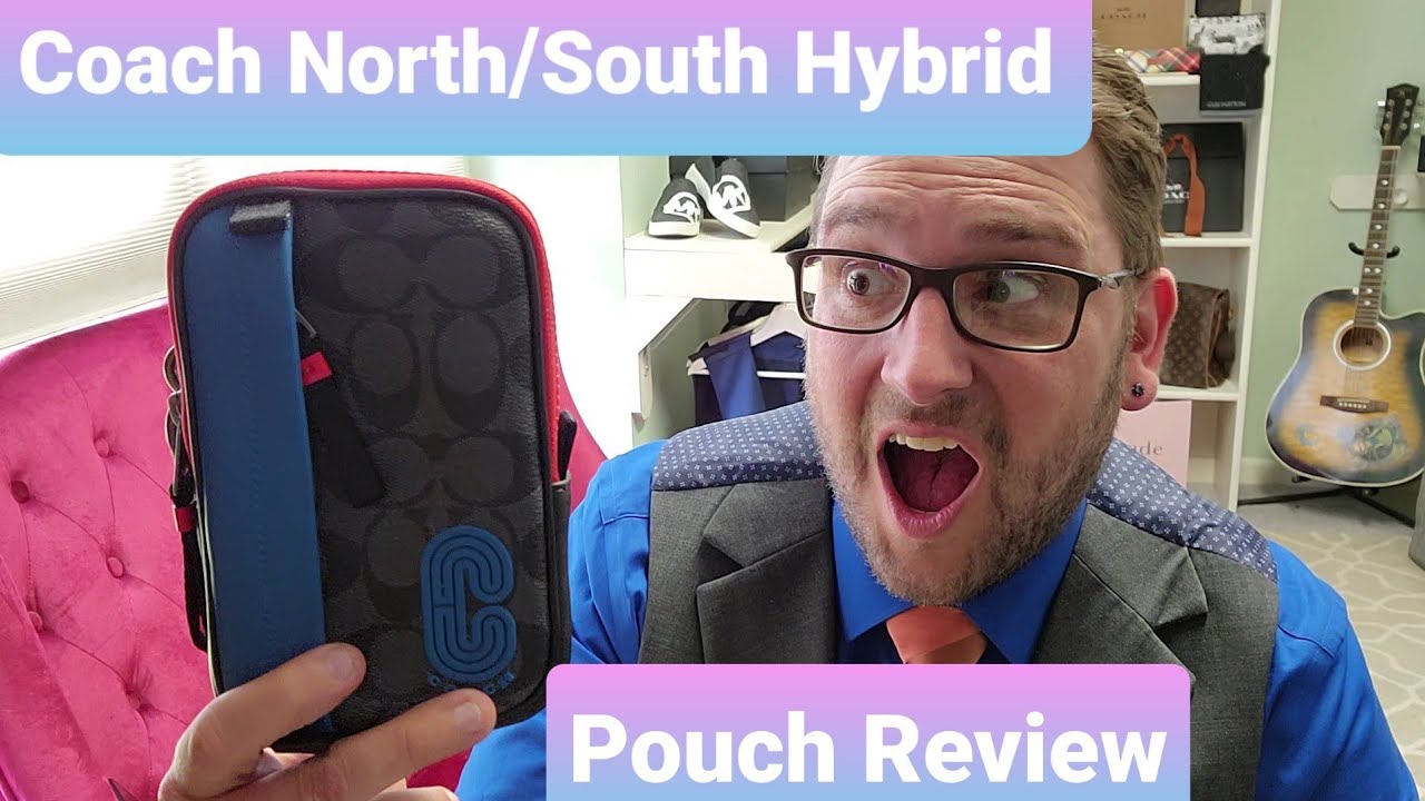 Coach North/South Hybrid Pouch Review - YouTube