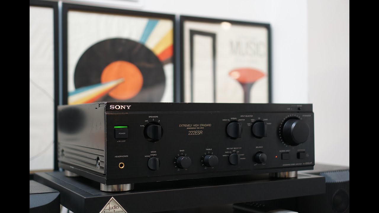 Sony TA-F222ES Amplifier with MM/MC Phono stage made in Japan