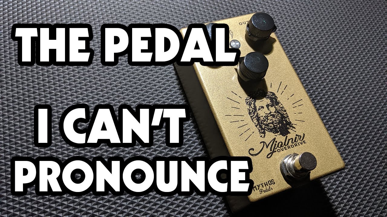 Mythos Pedals Mjolnir overdrive pedal - demo by RJ Ronquillo - YouTube