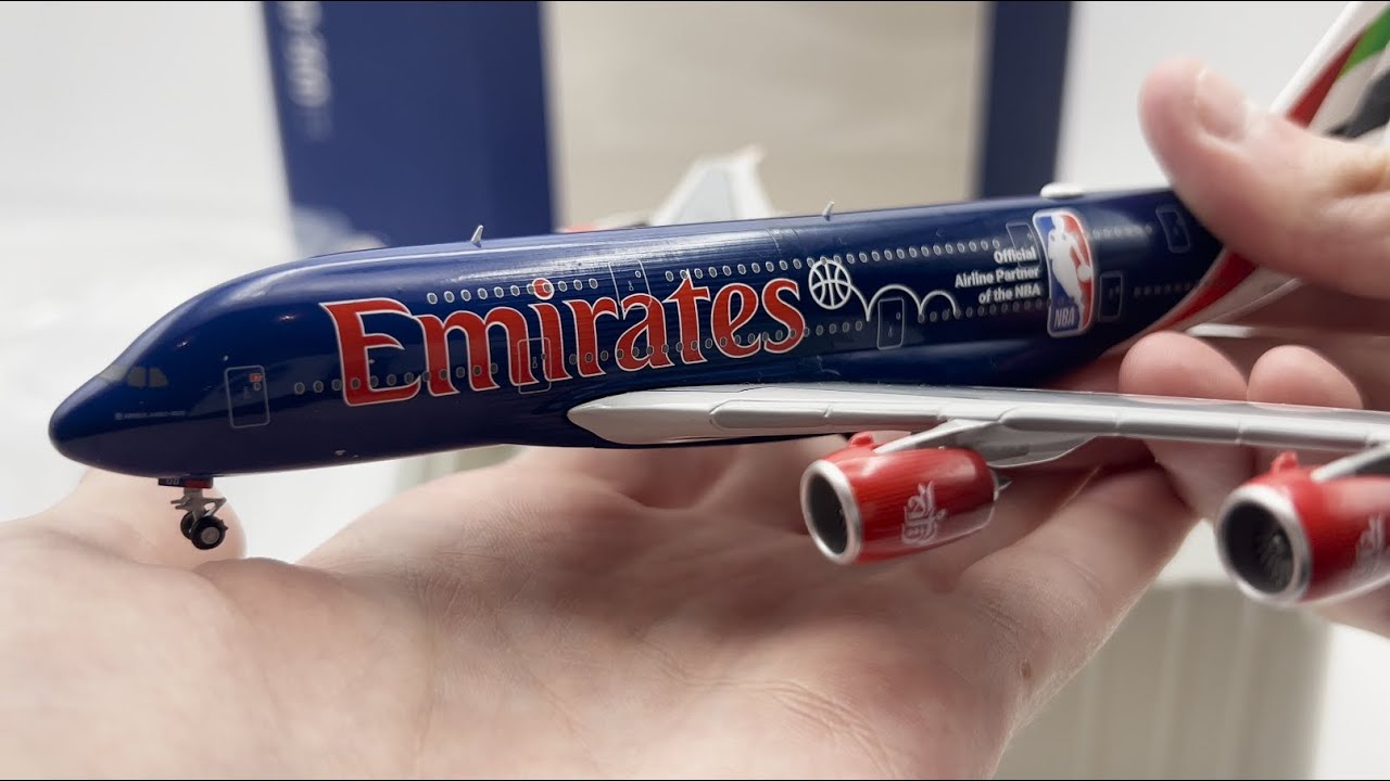 Gemini Jets Emirates Airbus A380-800 NBA Livery 1:400 GJUAE2271