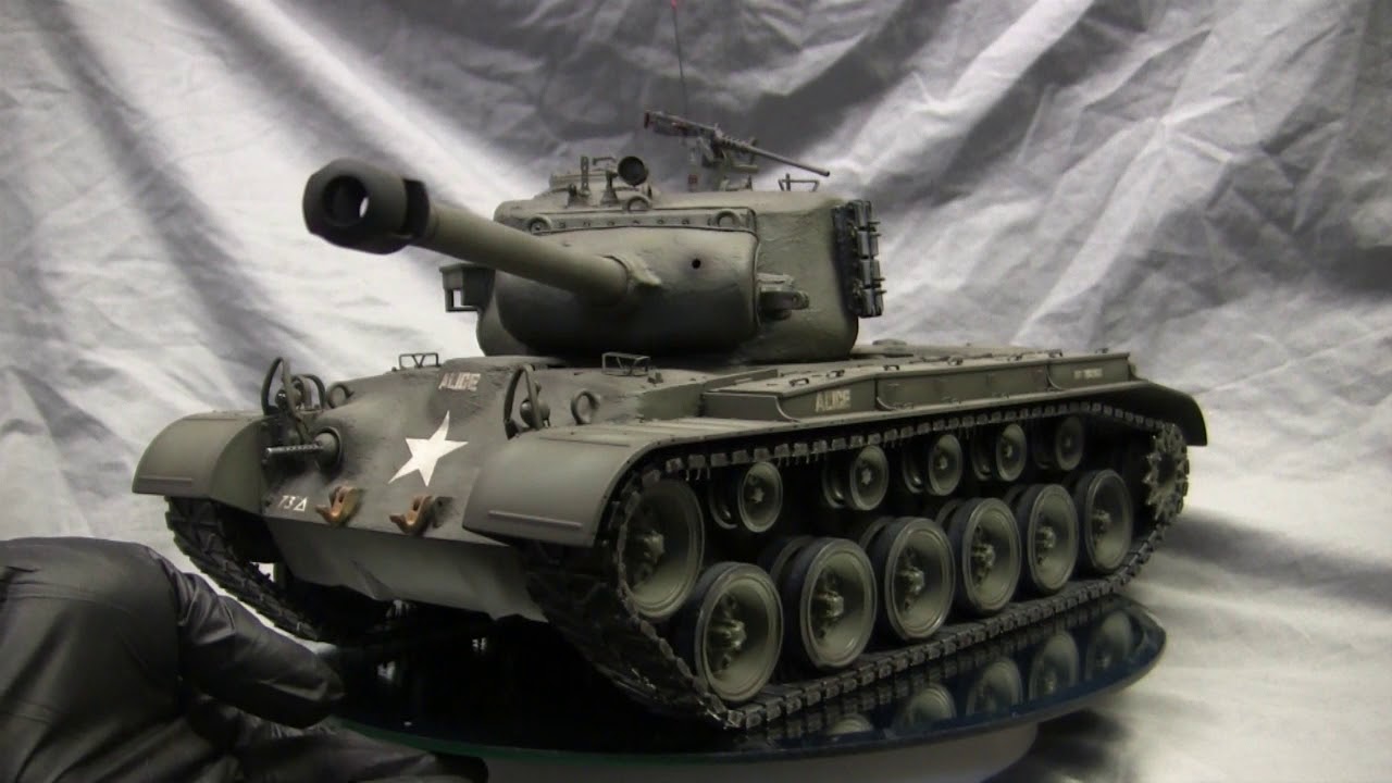 1/16th scale RC Korean war M26 Pershing 