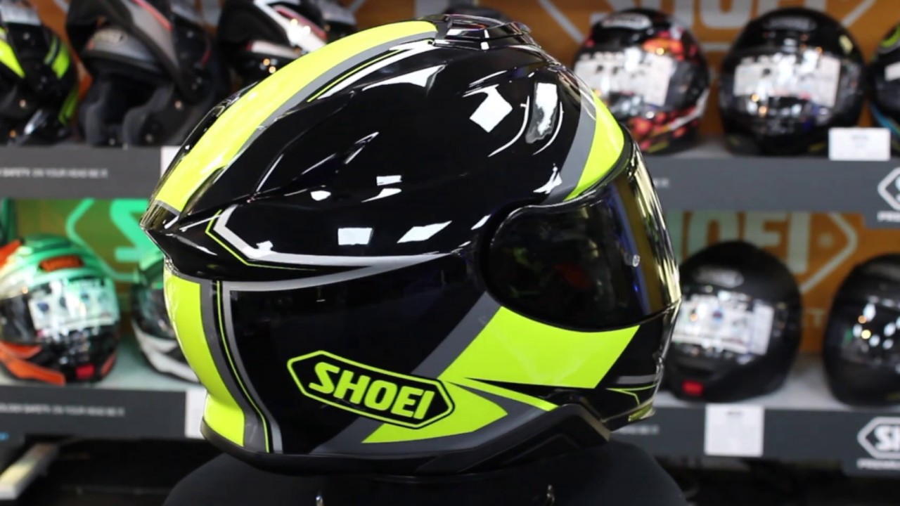 Shoei GT Air 2 Affair TC3 Motorcycle Helmet (Matt Black|Yellow