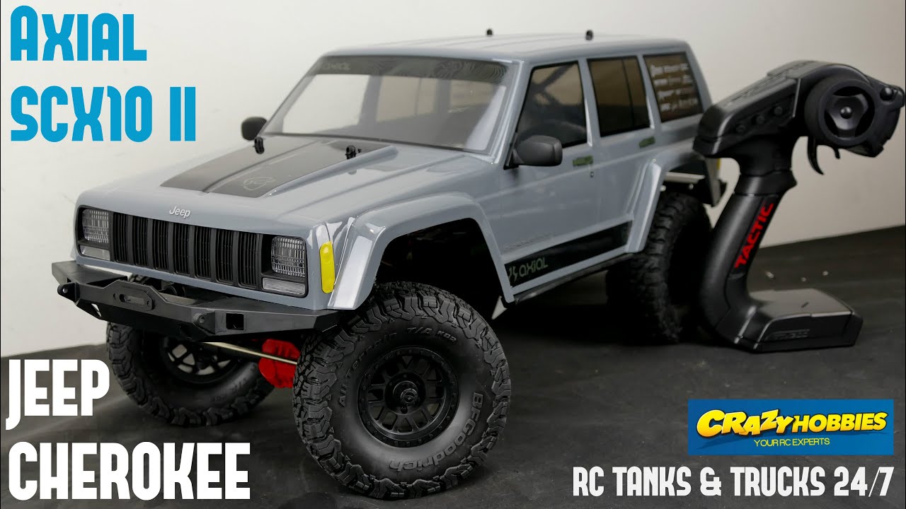 Axial SCX10 II Jeep Cherokee 1/10th Scale 4WD RTR - Unboxing