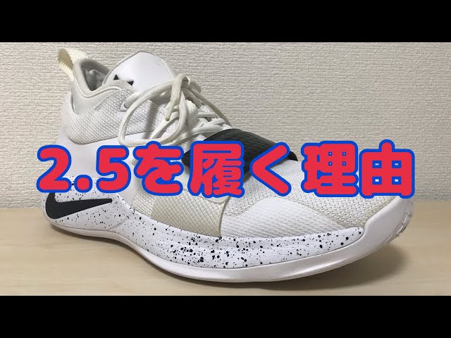 PG2.5】ポールジョージがなぜ2.5を履くのか考察してみた！ バッシュ