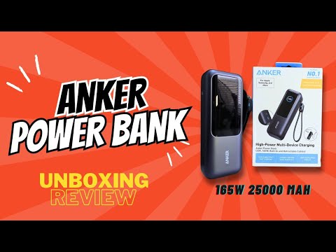 Anker Power Bank 165w 25000mah Unboxing and Review - YouTube