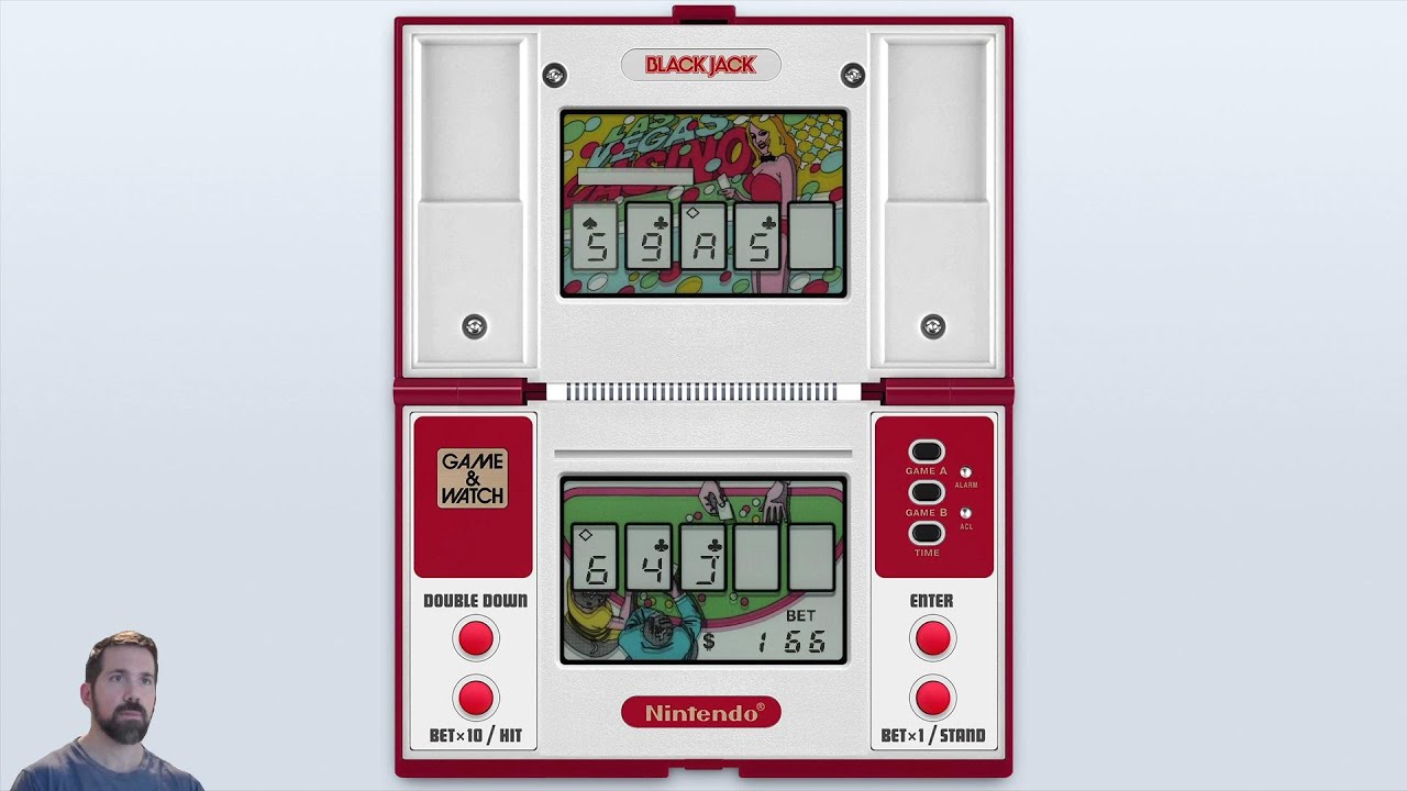 Nintendo Game & Watch: Black Jack MAME Gameplay - YouTube