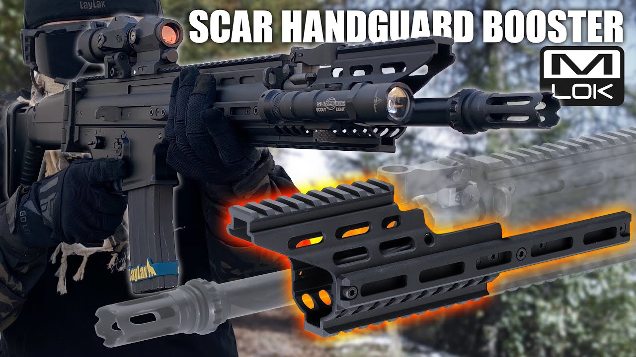 SCARカスタム】斬新なスタイルに変貌!! SCARハンドガード ブースター M