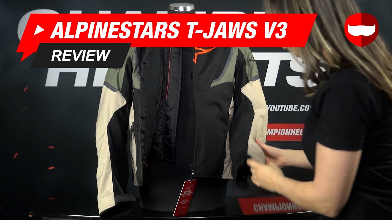 Alpinestars T-Jaws V3 Waterproof Jacket Flame Orange Black