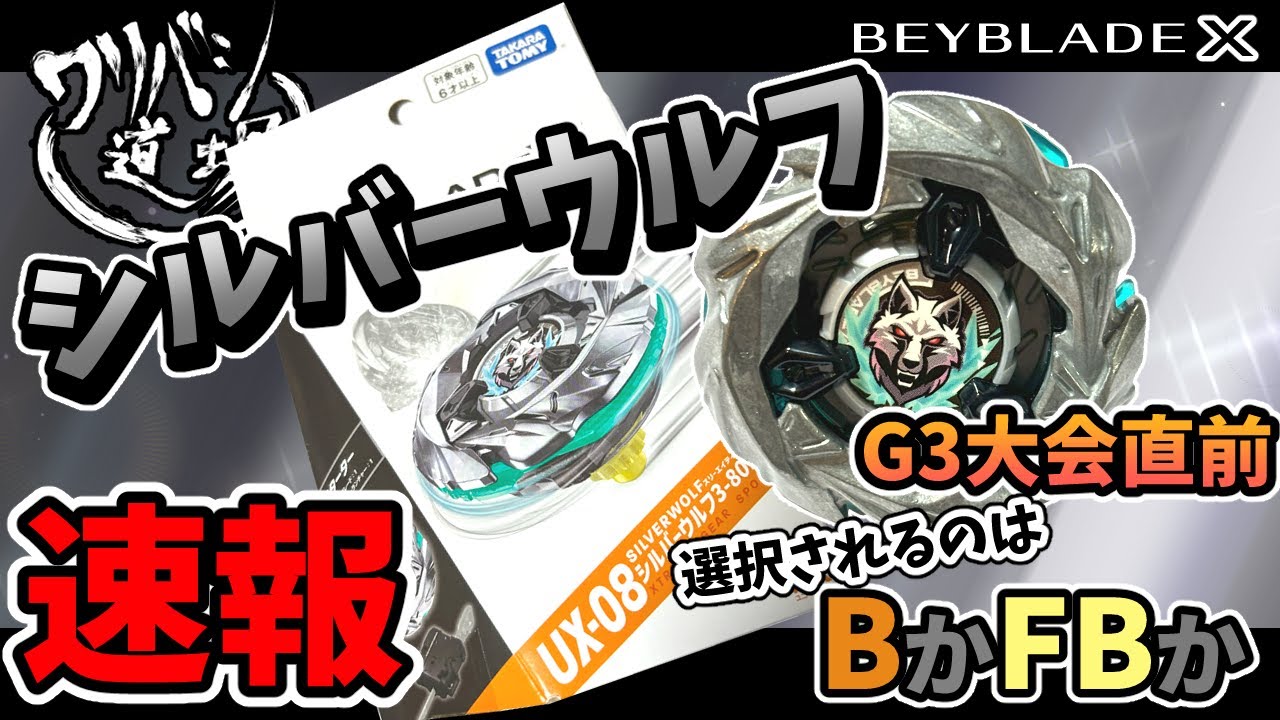 Beyblade X] Silver Wolf FB Bit Breaking News - Just before the G3