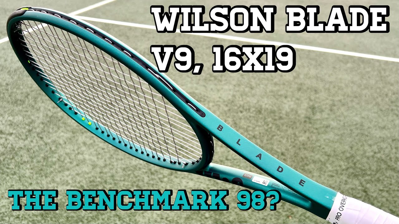 Wilson Blade 98 V9 16 x 19 Tennis Racket / Racquet review - YouTube