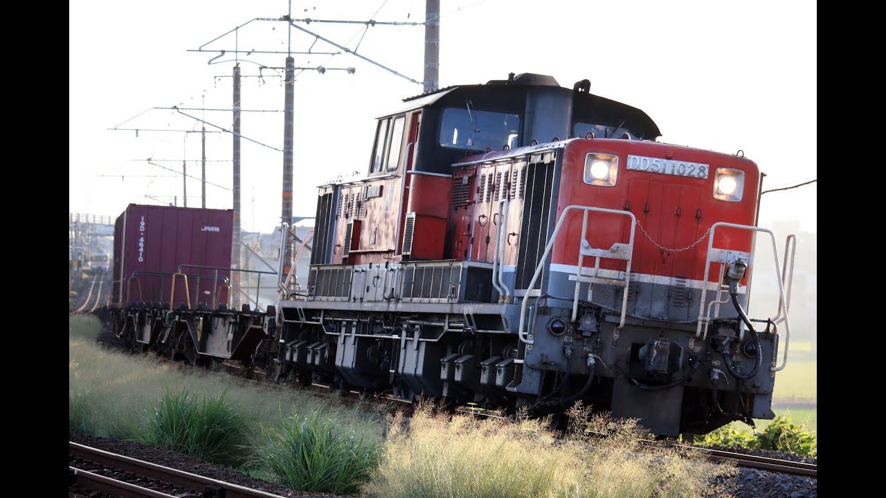 汽笛付き】DD51形ディーゼル機関車本気の走り＆エンジン音2連発