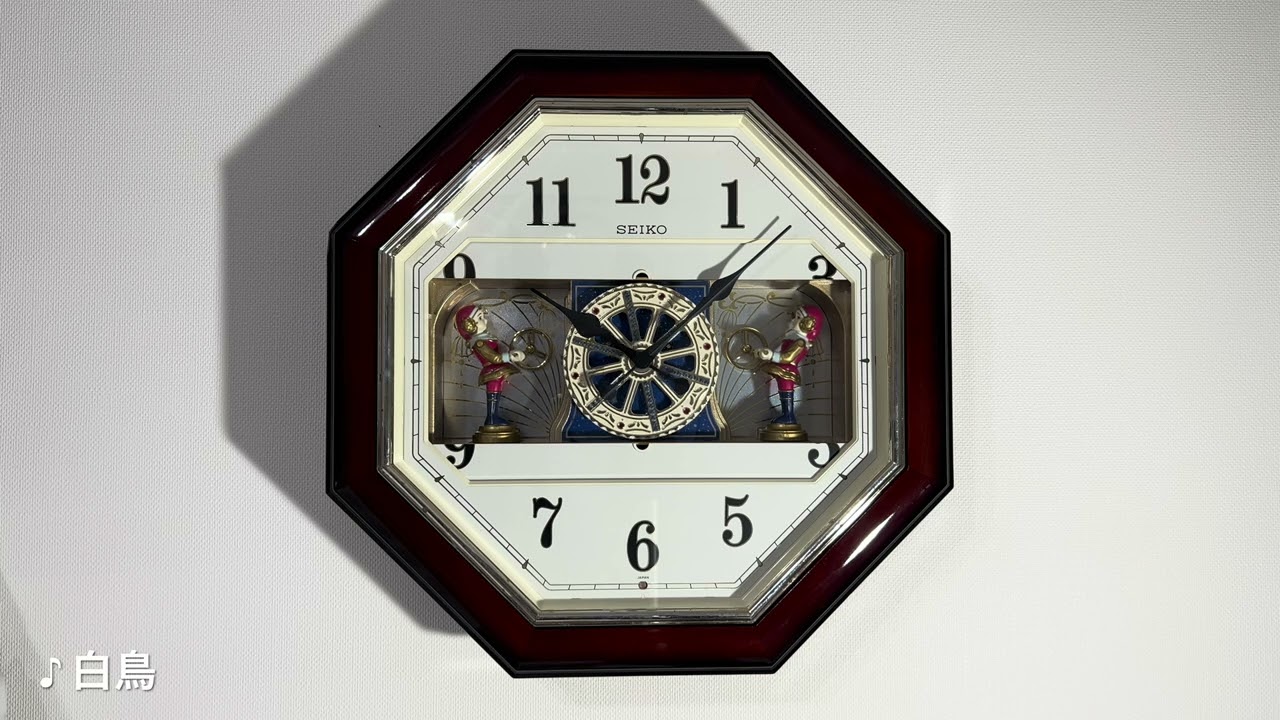 美しき時計】セイコーパペット RE522B からくり時計 全曲 - YouTube