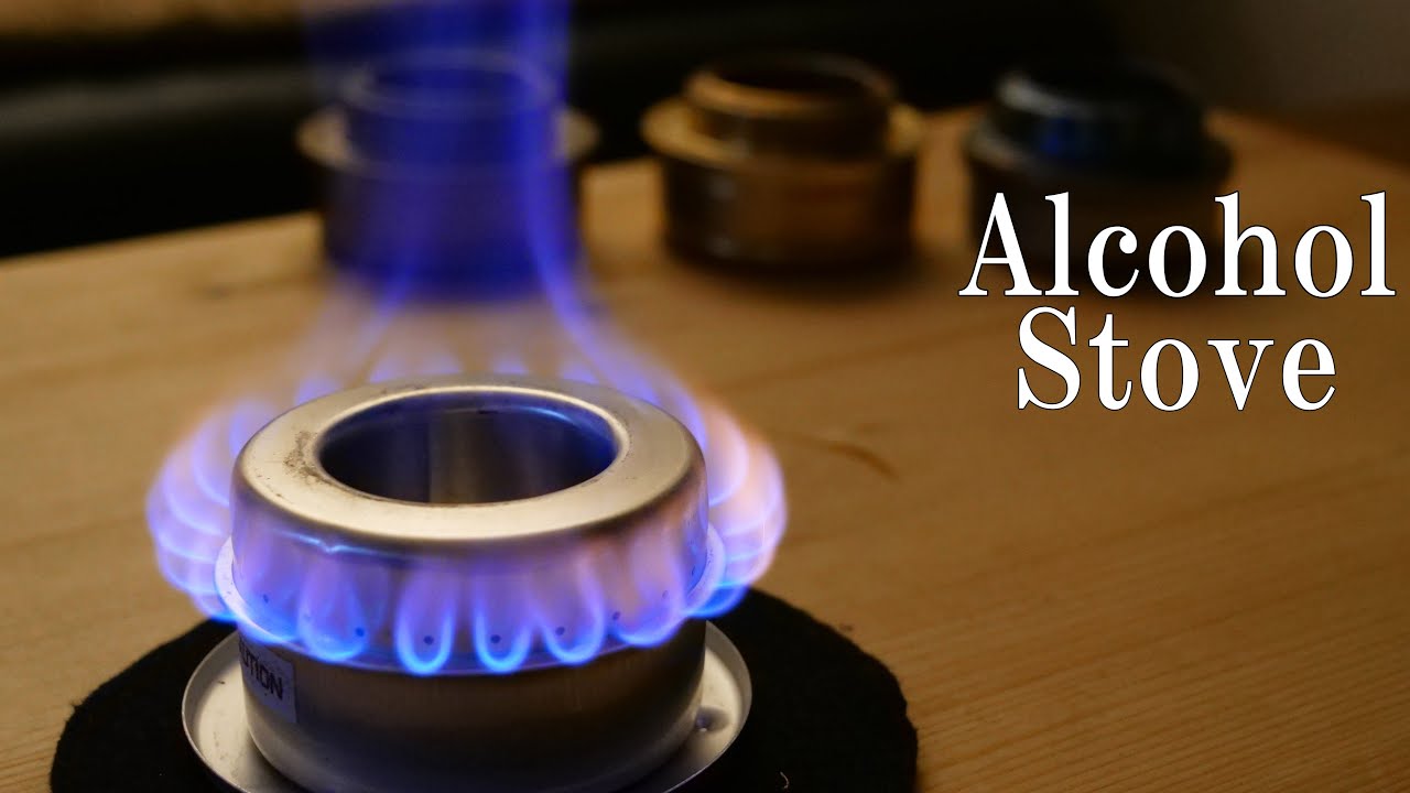 先日TVで紹介されました】4種類のアルコールストーブを比べてみた