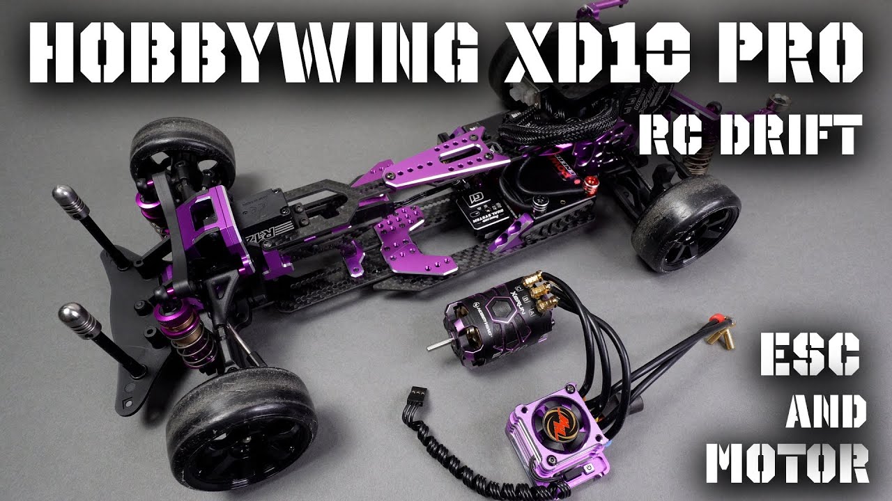 HobbyWing XD10 Pro RC Drift ESC and Motor Combo | Sound Test and